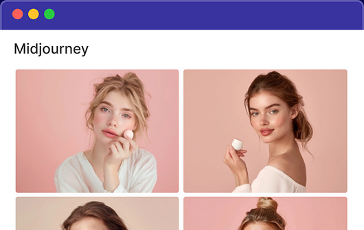 광고 문구와 이미지 제작